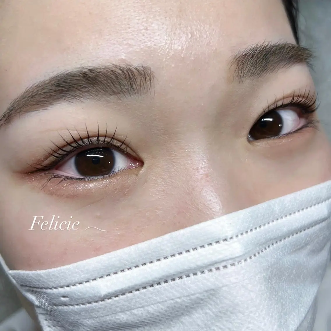マツエク・マツパ パリジェンヌラッシュリフト 一重×まつ毛パーマ マツパ Felicie＊ Sayakaのマツエク・マツパデザイン