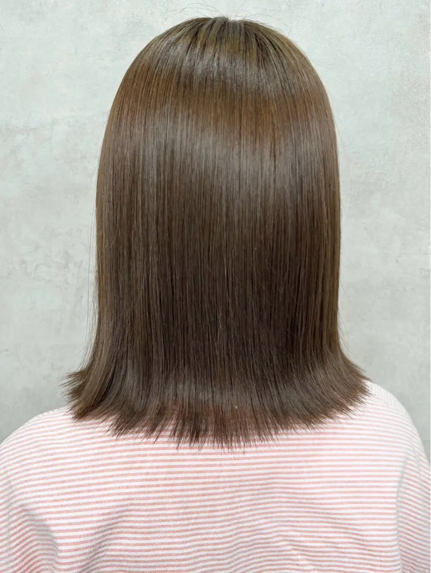 ミディアム カラー ベージュカラー 🫧透明感🫧ツヤ感 ✨️カラー特化のヘアスタイル