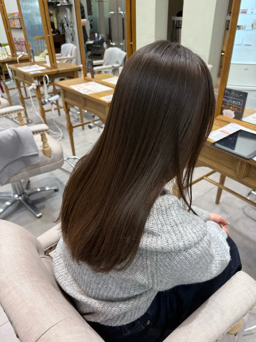 【ご新規様限定】カット+低ダメージ髪質改善ストレート ¥21,450→15,895の写真