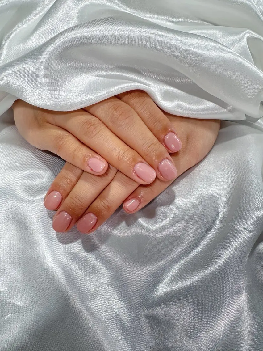 ネイル 桜ネイル ワンカラーネイル 春ネイル nailsister ひーちゃんのネイルデザイン
