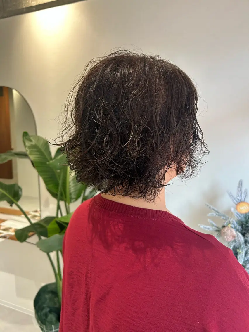 パーマ パーマ 神部 あずみのヘアスタイル