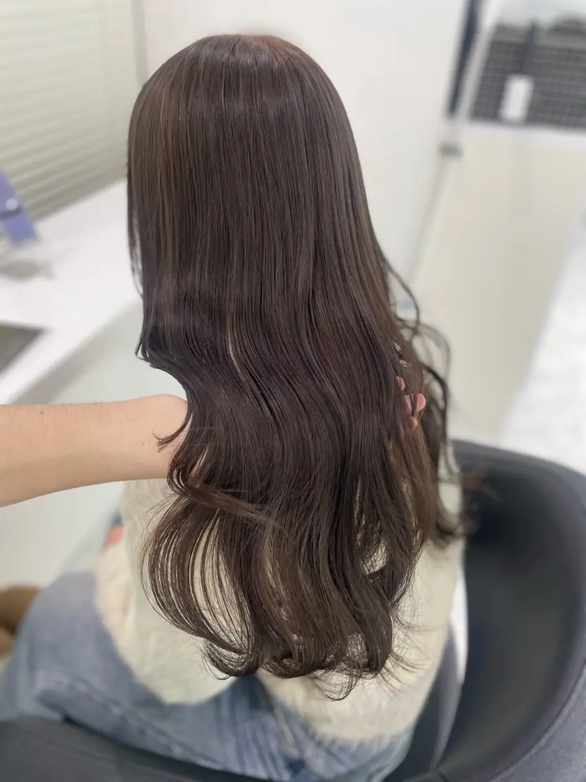 セミロング カラー ヘアカラー トリートメント ヘッドスパ 🌿透明感赤み消し Keishin🌿のヘアスタイル