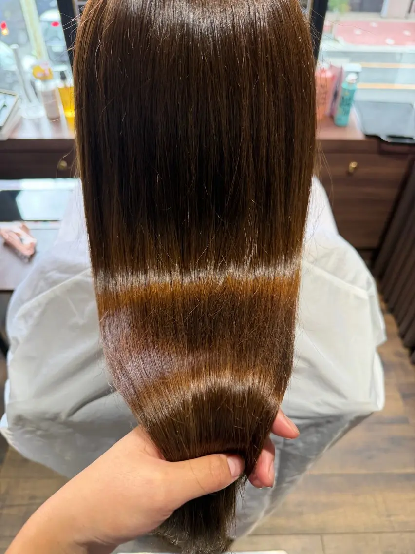 トリートメント ツヤ透明感カラー🦋 白髪染め🦋りおのヘアスタイル