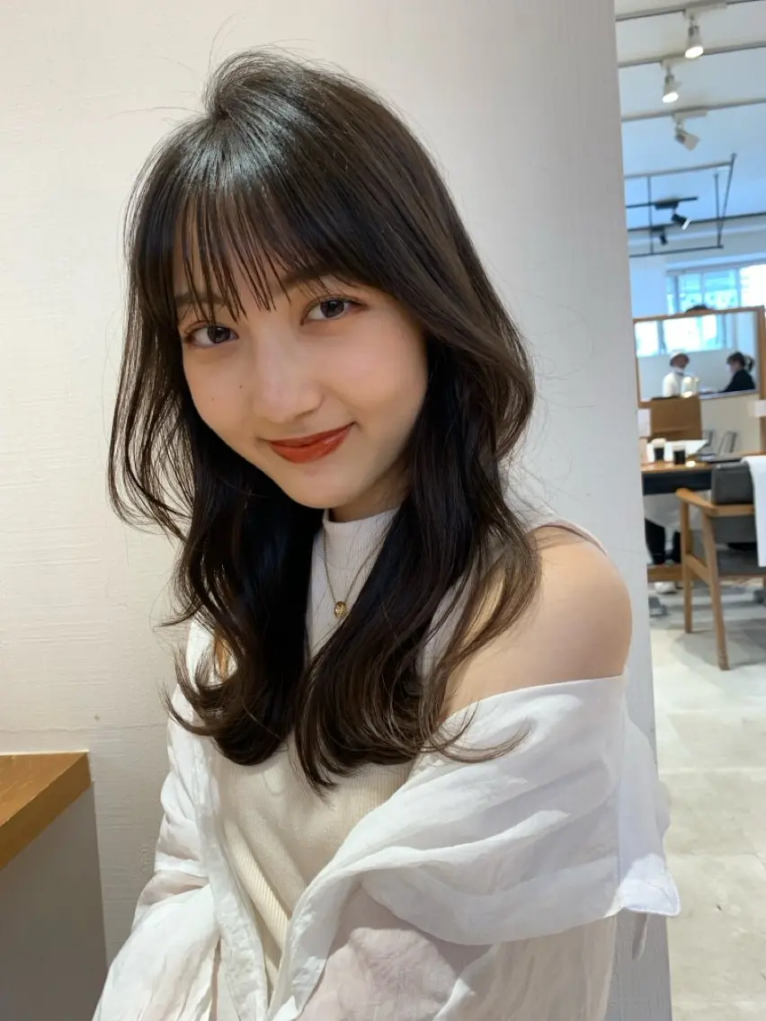 ロング ヘアアレンジ カット 縮毛矯正特化/美髪/ 髪質改善/銀座/あおのヘアスタイル