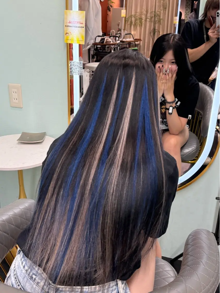 ロング カット エクステ 🐺新宿manabu プルエクステのヘアスタイル