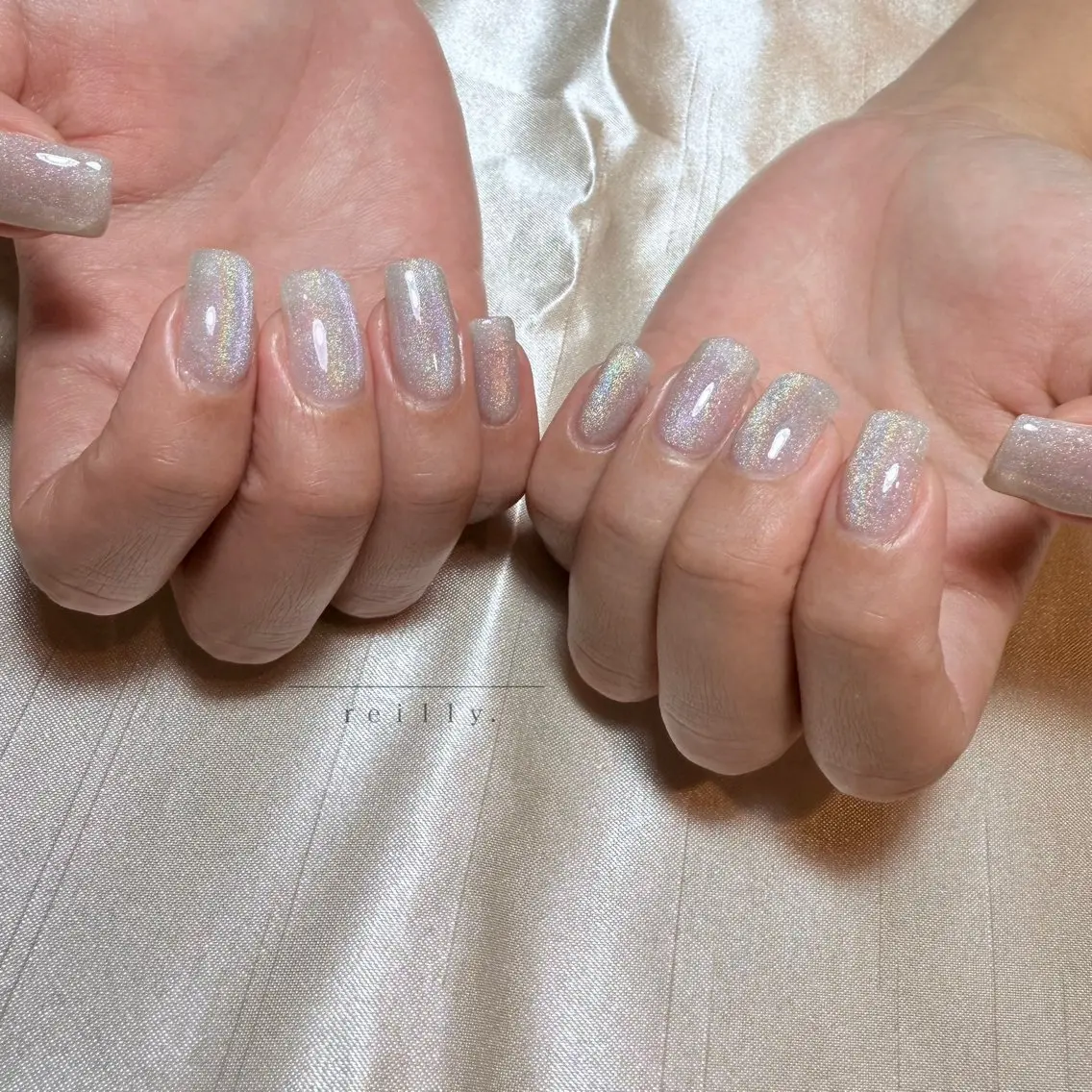 ネイル ブラウン ジェルネイル ニュアンスネイル オフィスネイル ぷっくりネイル Reillynail みさきのネイルデザイン