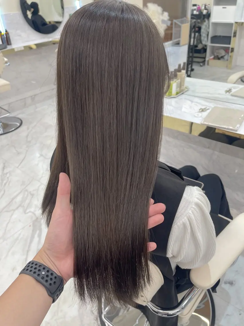 【髪質改善カラーコース】カット+髪質改善プレミアムカラー+TOKIOトリートメントの写真