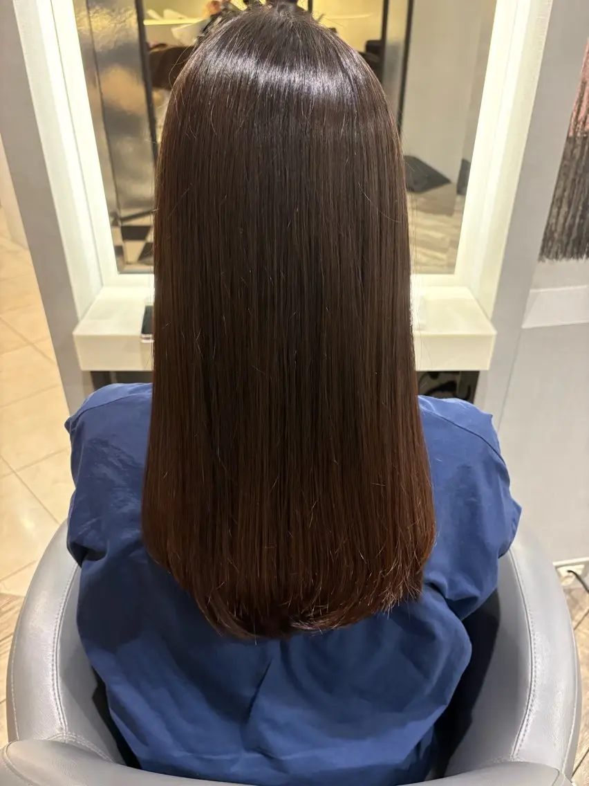 ロング カラー カット ヘアカラー トリートメント 白髪ぼかし大人メンズ 根本零のヘアスタイル