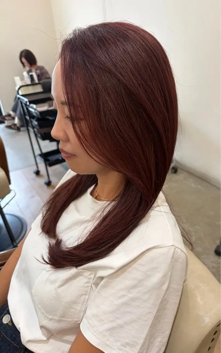 ロング 似合わせ透明感カラー 宇治　ヤマノのヘアスタイル