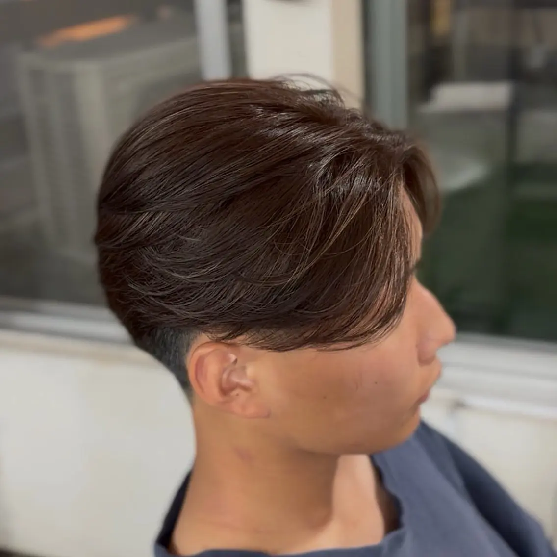 メンズ センターパート カット 🔥YUSEI 🔥のヘアスタイル