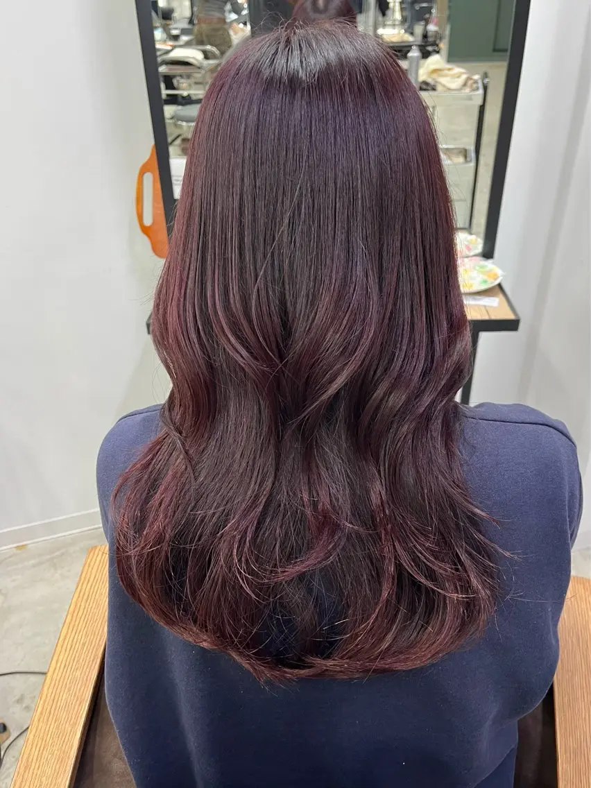 ロング ロング ヘアカラー かおり/似合わせ/ 透明感カラーのヘアスタイル