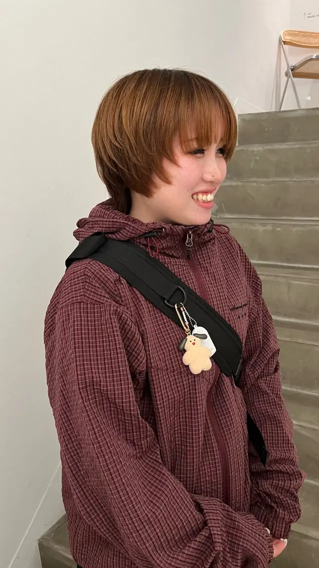 ショート e.n.u 烏丸山﨑 菜々実のヘアスタイル