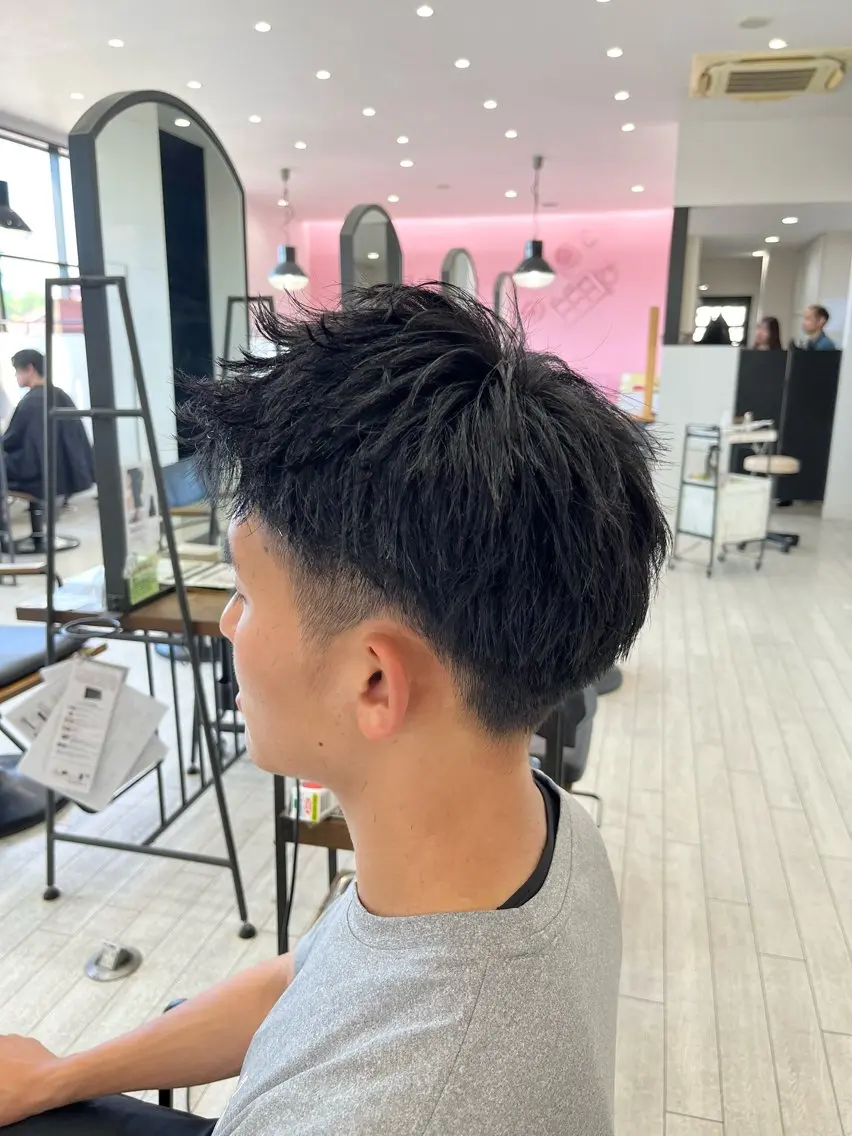 ショート メンズ スパイキーショート 刈り上げ ショートヘア カット 南雲優佑 メンズ特化のヘアスタイル