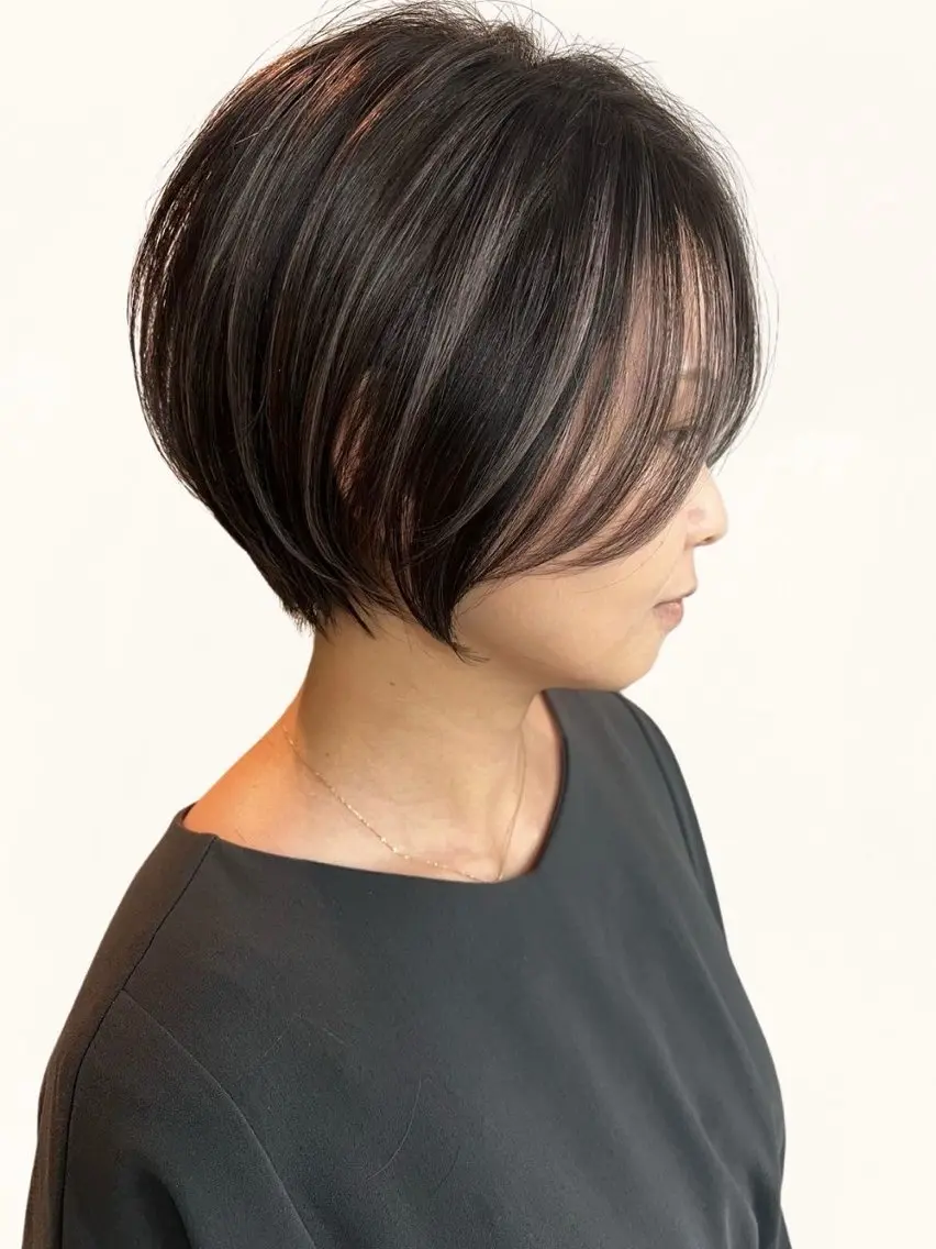 ショート カラー カット ヘアカラー ハイライトNo.1☆ ゆうのヘアスタイル