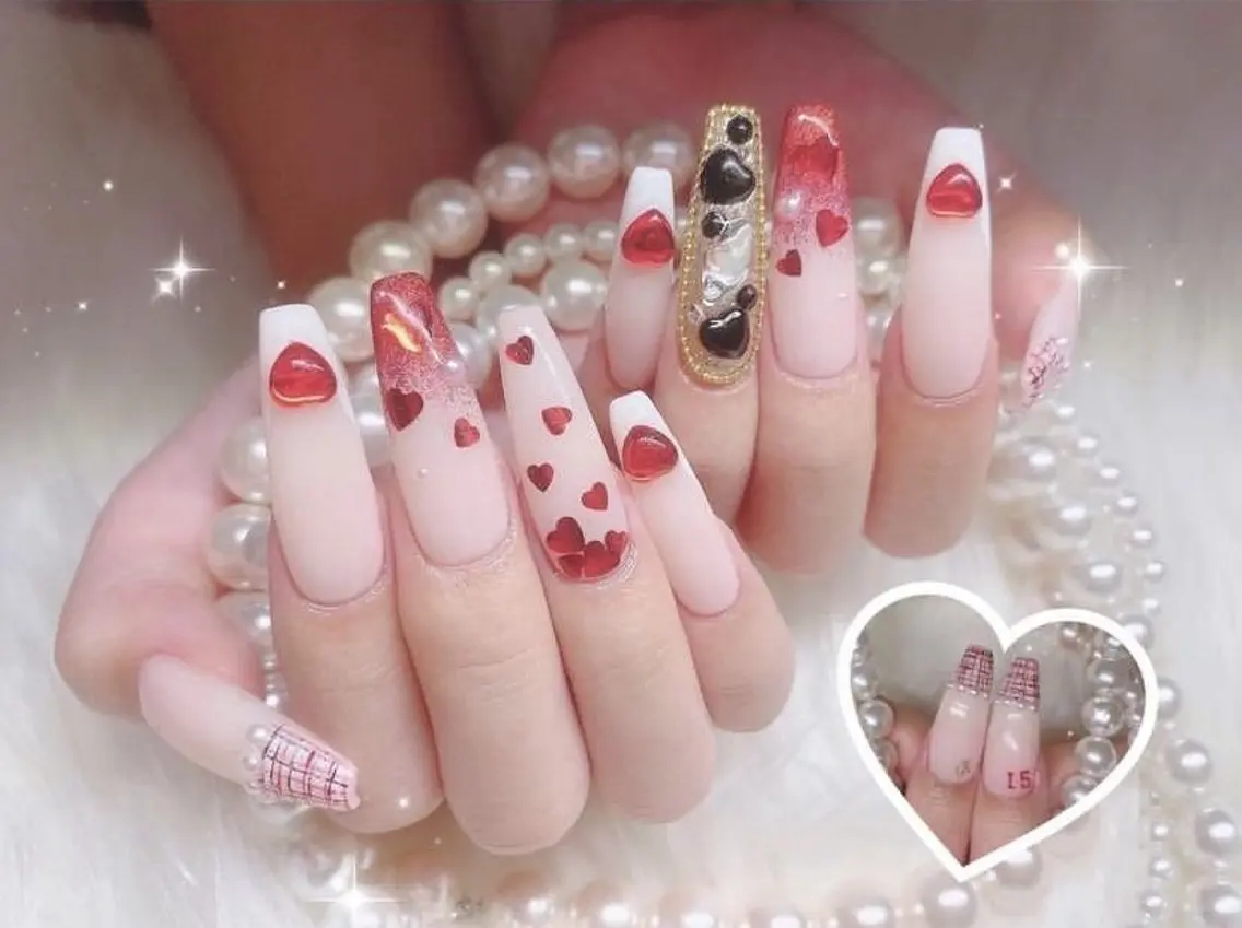 ネイル 長さ出し ハロウィン マグネットネイル ミラーネイル ネイルチップ Lee Nails チップ長さだし専門店のネイルデザイン