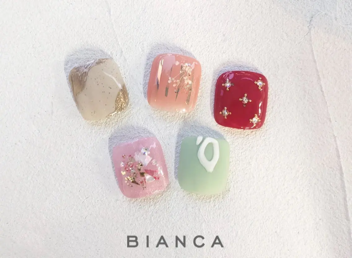 ネイル フットネイル Bianca watanabeのネイルデザイン