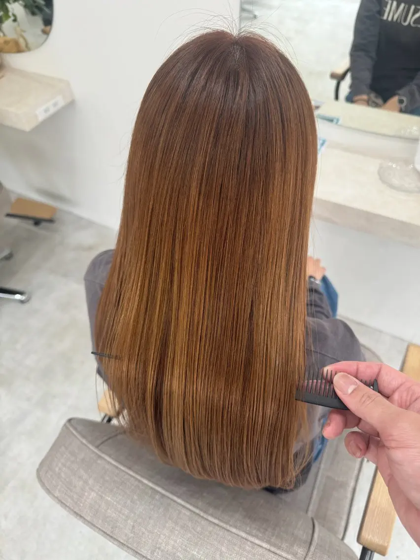 ロング 縮毛矯正 縮毛矯正 トリートメント 城崎如哉／メンズ /縮毛矯正のヘアスタイル