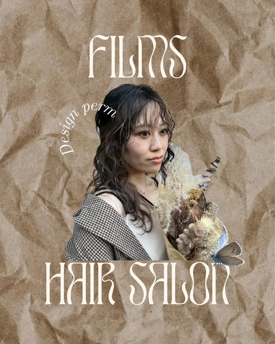 動きのあるおしゃれヘアに♪デザインパーマ+カットの写真