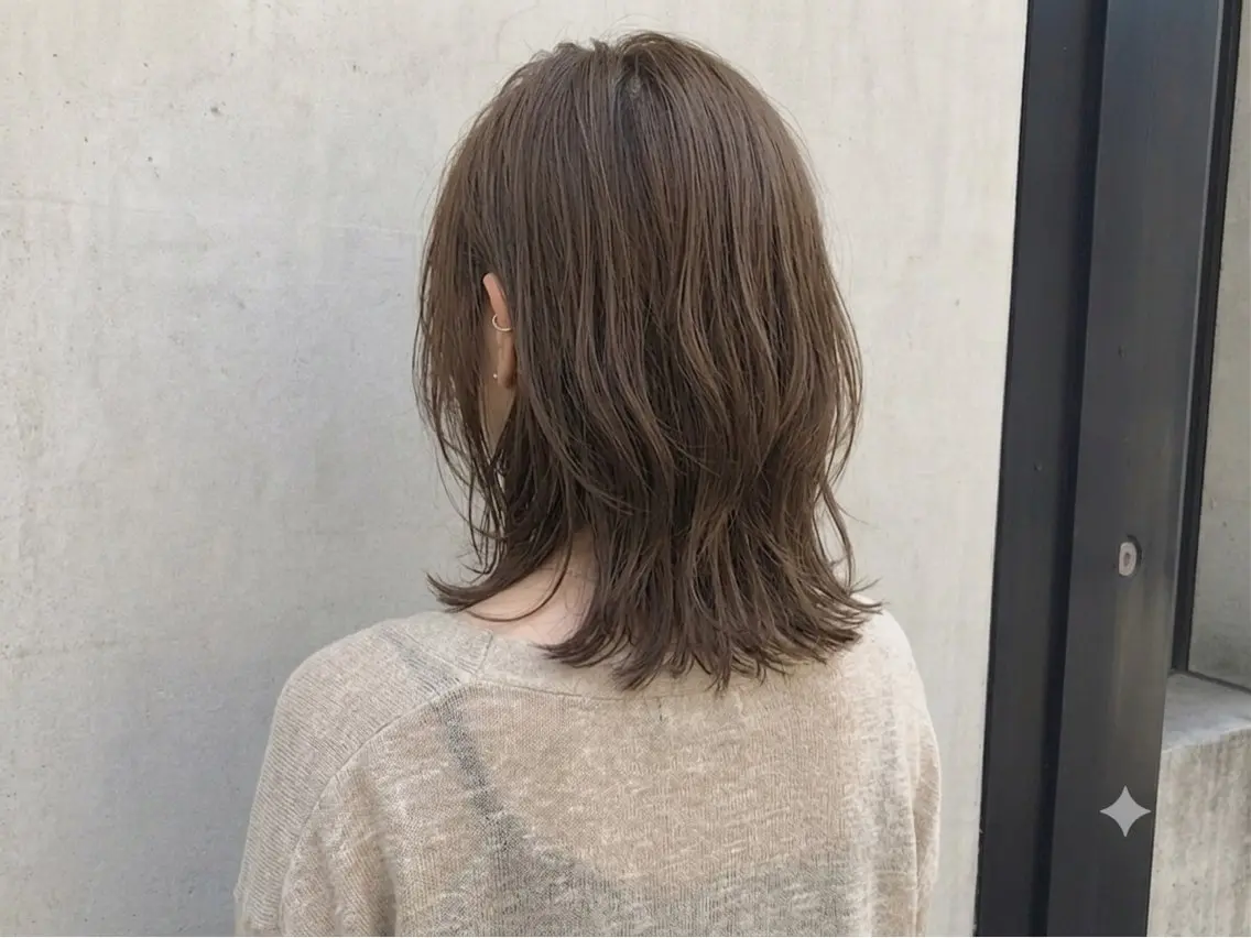ミディアム 大澤 尚記のヘアスタイル