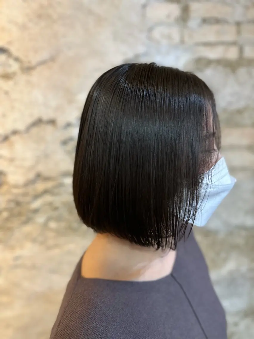 カット 縮毛矯正 トリートメント Flor 上大岡 🌱山本一葉🌱のヘアスタイル
