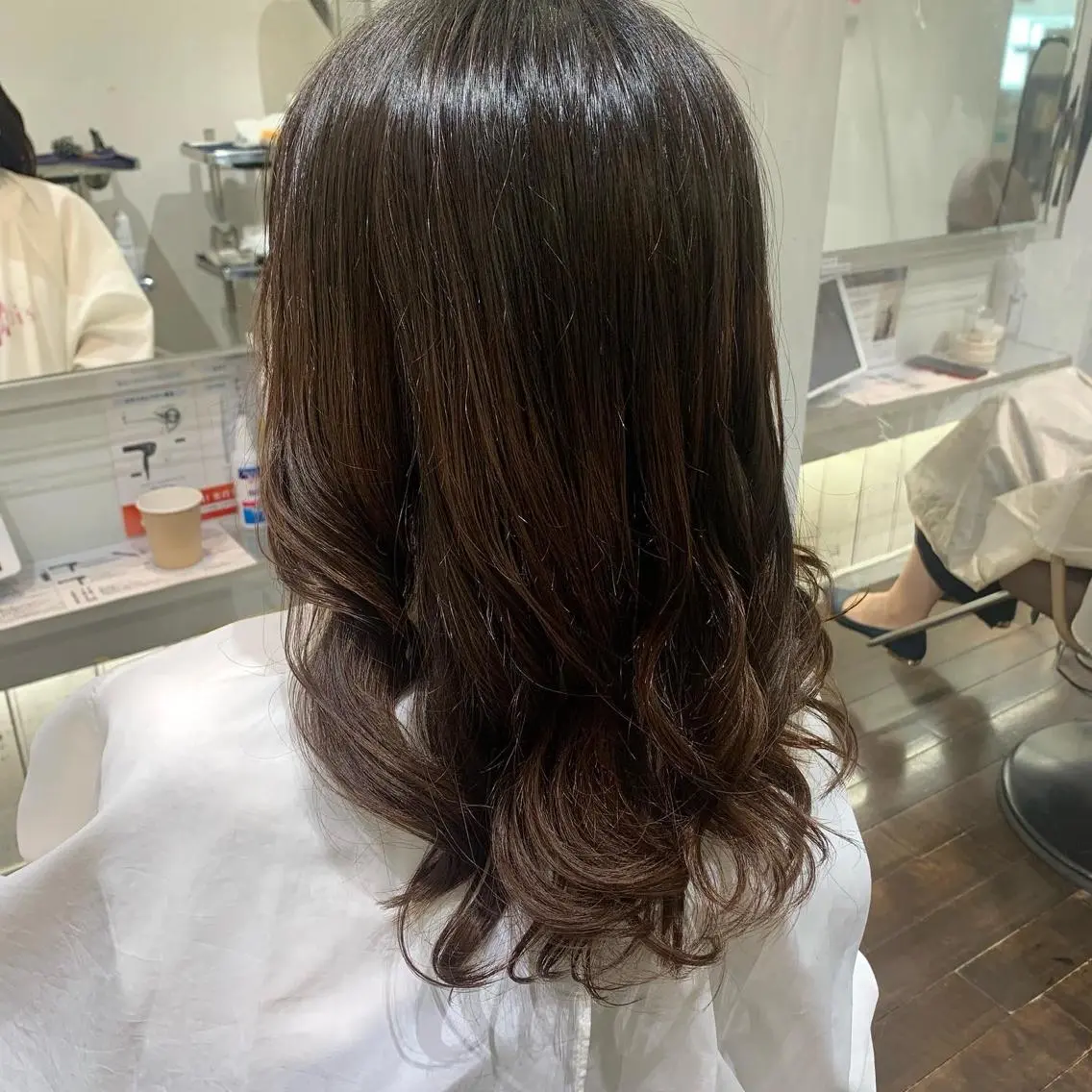 パーマ デジタルパーマ🫧 韓国風ヘア🫧サクラのヘアスタイル