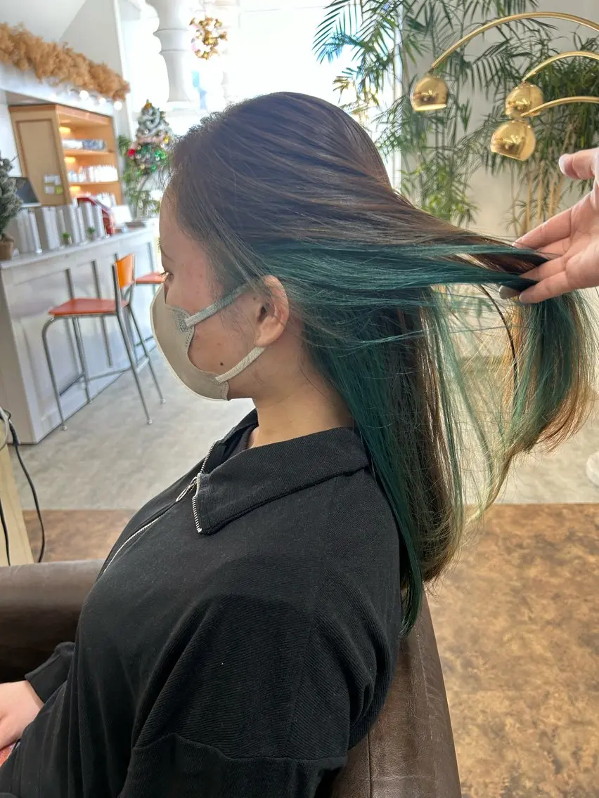 ミディアム ヘアカラー YUIMARL SUZUKAのヘアスタイル