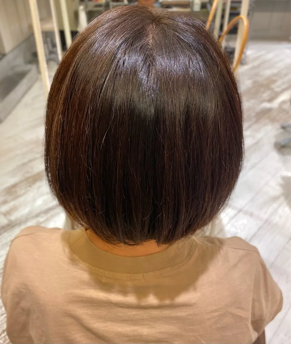 【当日予約可🙆🏻♀️】ダメージが気にならないリタッチ白髪染め(マニキュア) 🫧の写真