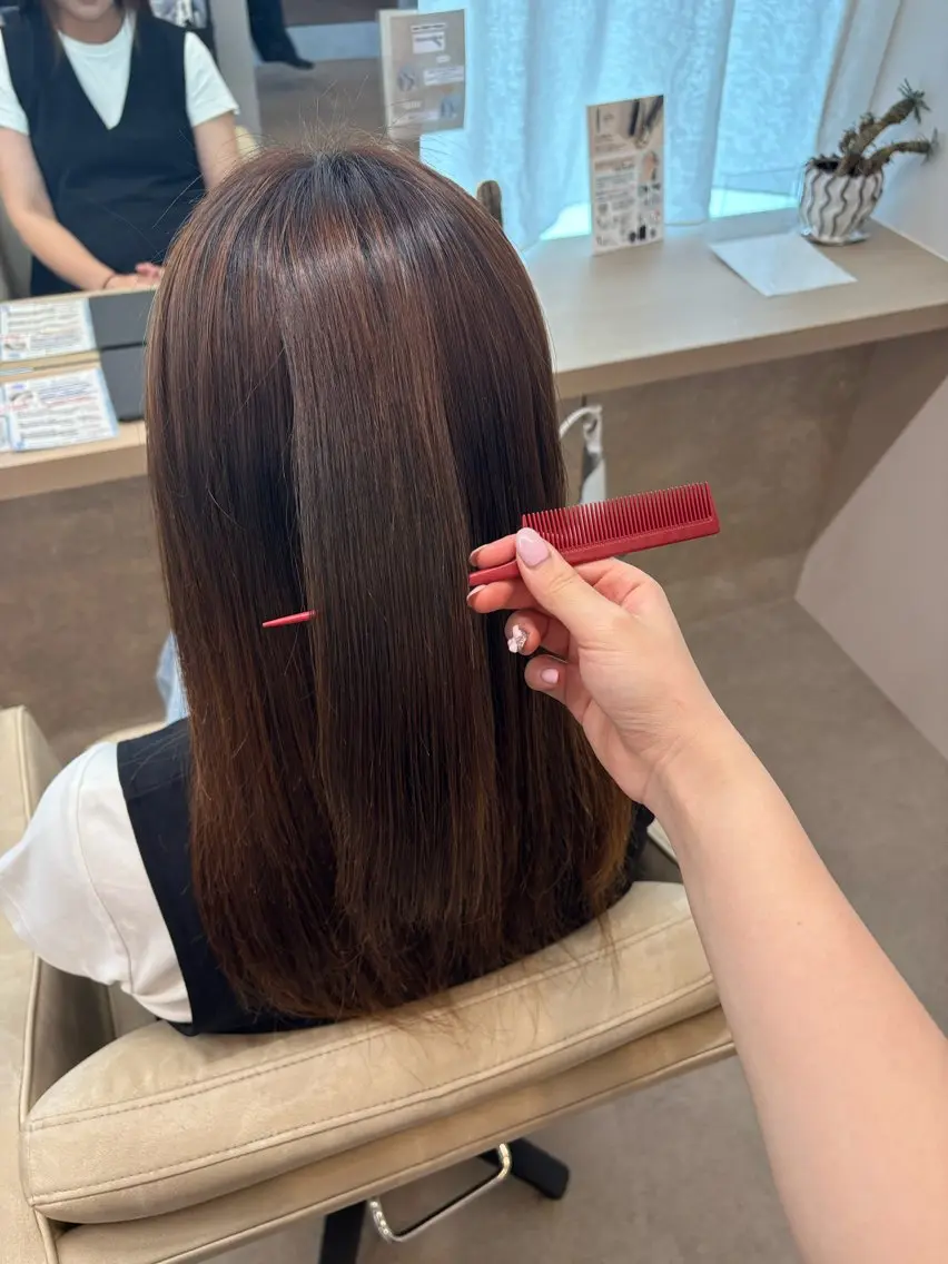 セミロング 兼古 望羽のヘアスタイル