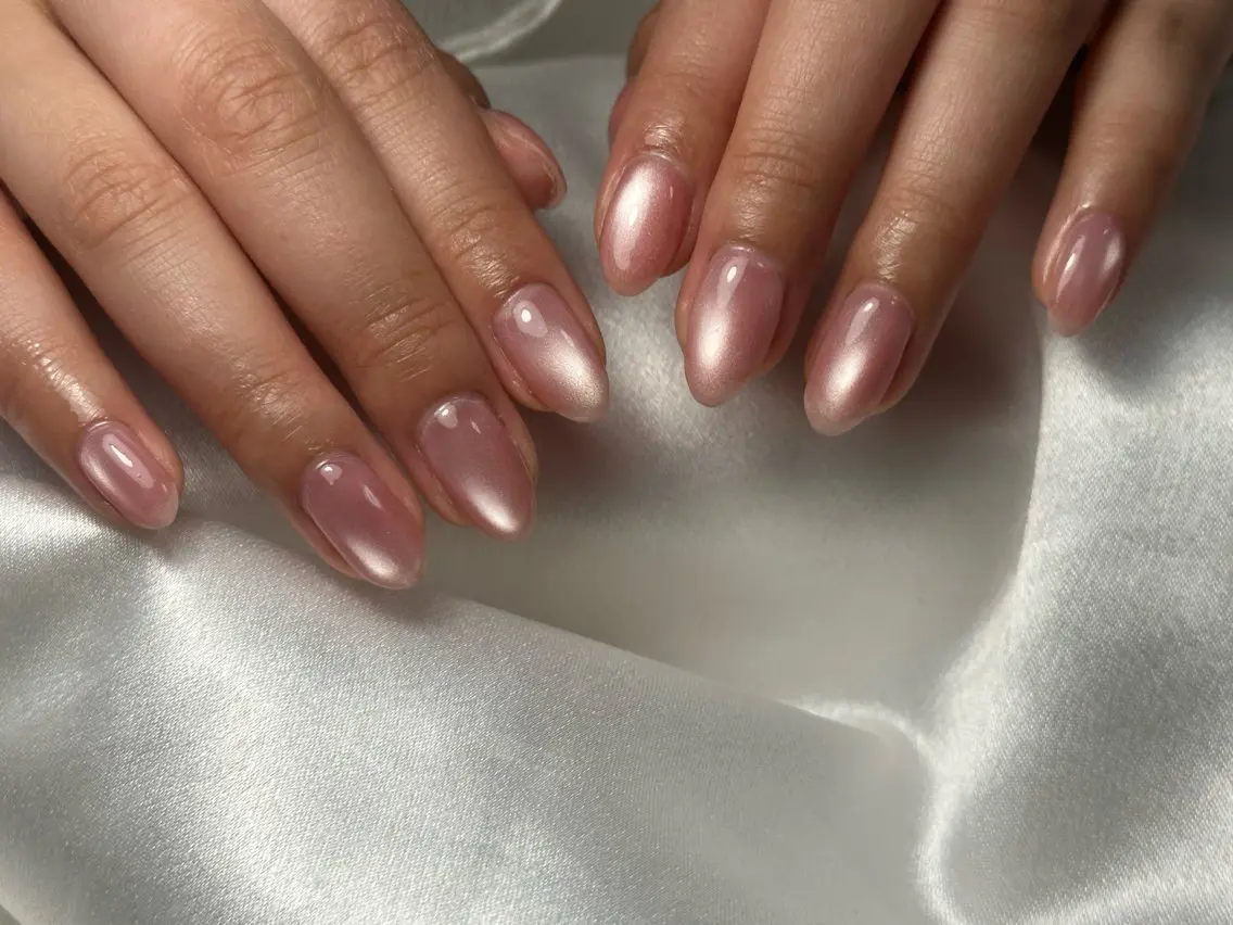 ネイル オーロラネイル 桜ネイル フラワーネイル フットネイル フレンチネイル ハンドネイル kiki nail たまプラーザのネイルデザイン