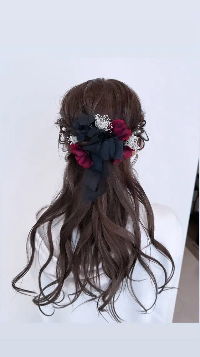 ヘアアレンジ 卒業式のヘアスタイル Agu hair 粉河のヘアスタイル