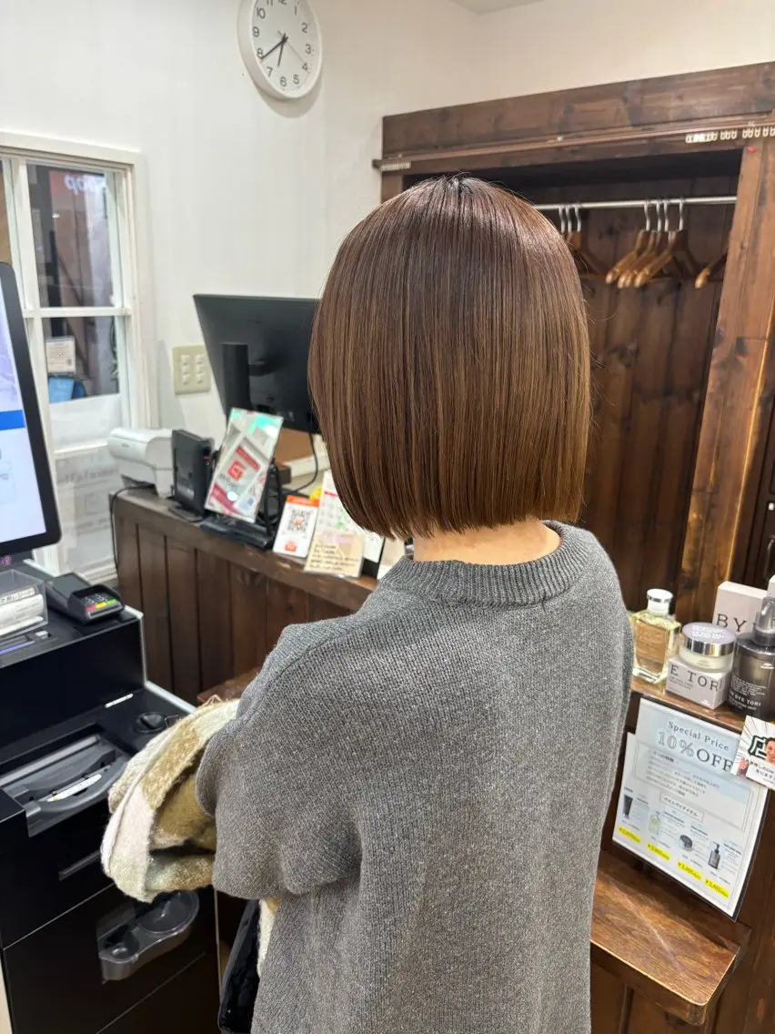 【🐰ྀིケアストレート🐰ྀི】カット＋縮毛矯正💭ྀི（ロング料金有り）の写真