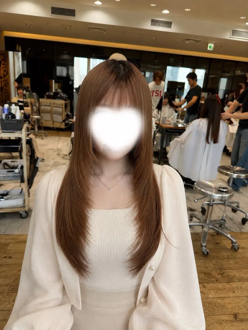ロング 笹澤 奈央のヘアスタイル