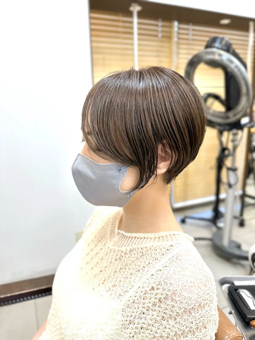 ショート カラー 藤田 祥平のヘアスタイル
