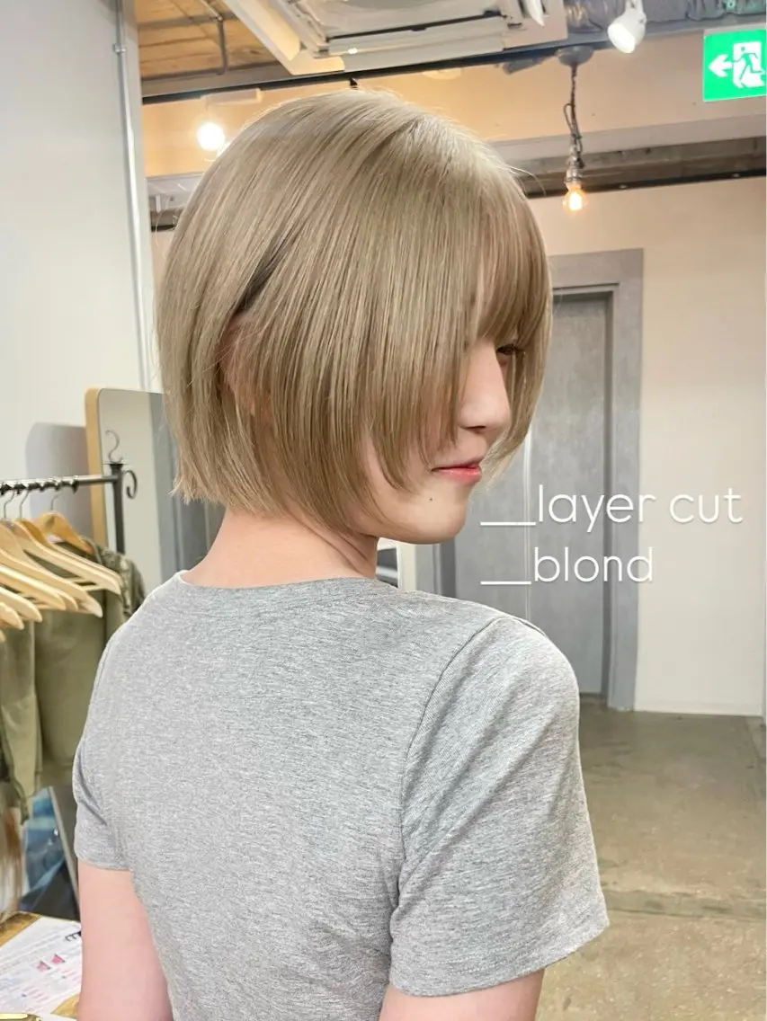 ショート カラー ミズタ マイのヘアスタイル