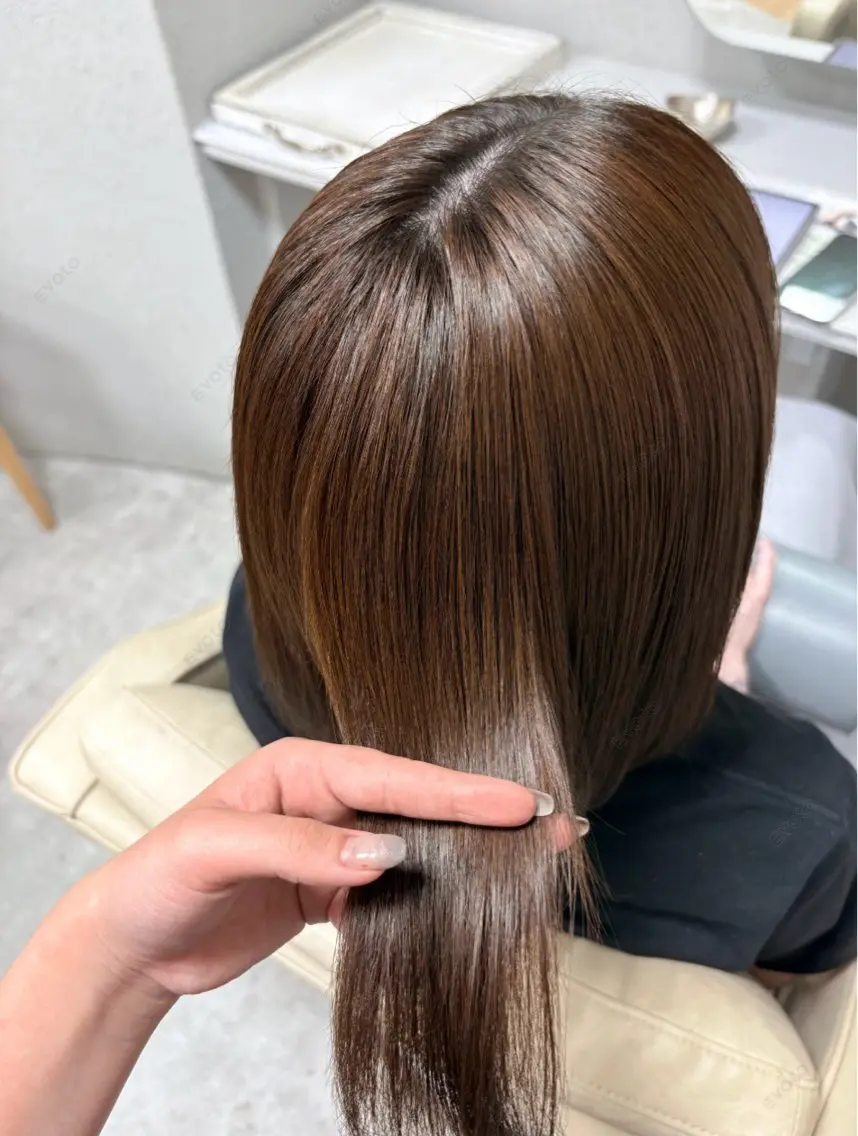 ミディアム 後藤 杏吏のヘアスタイル