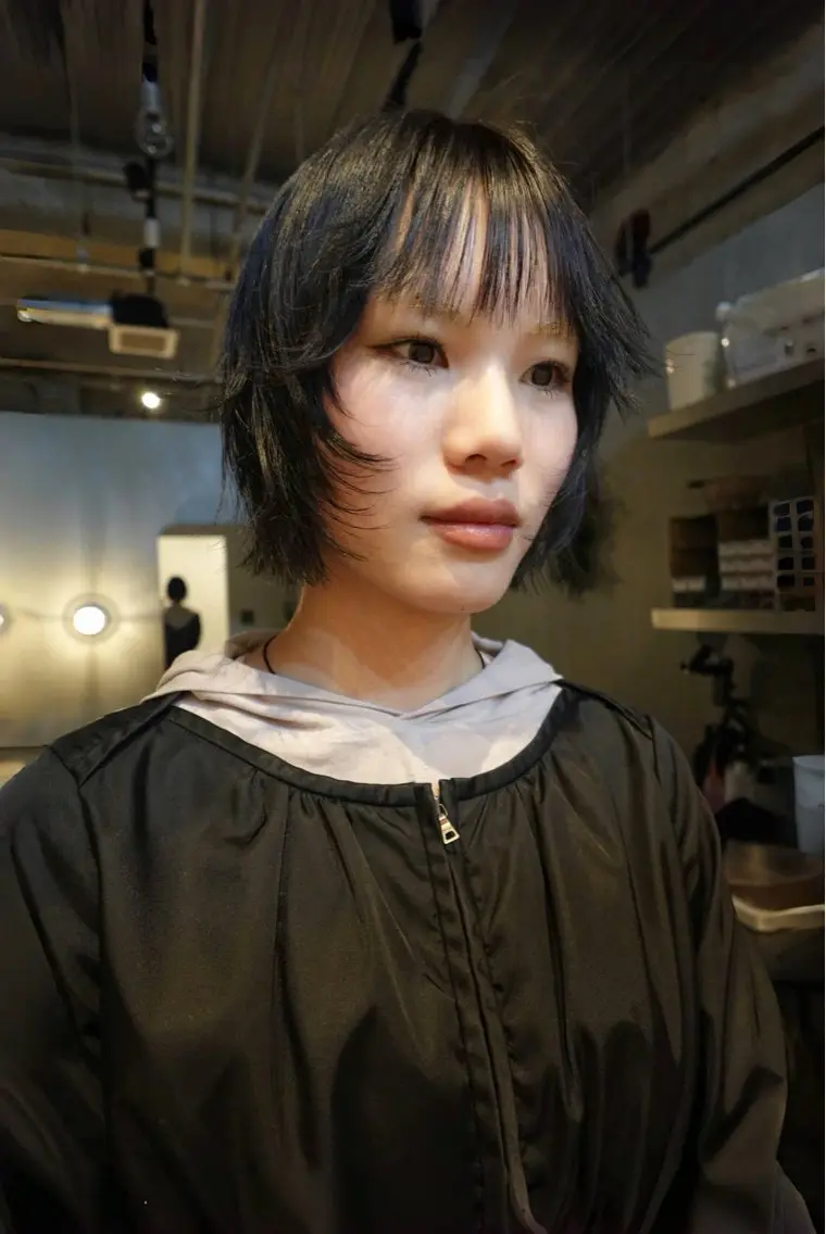ショート レイヤーカット カット ボブパーマ無料 /yuukiのヘアスタイル