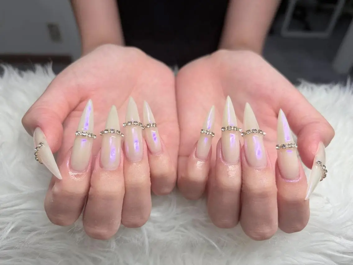 ネイル オーロラネイル チークネイル フットネイル ジェルネイル 韓国ネイル ハンドネイル neco H.babynailのネイルデザイン