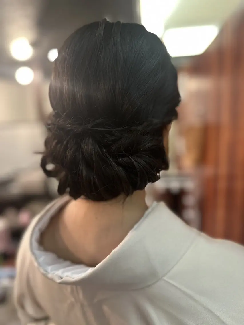 👘訪問着付け✕ヘアセット⚠料金時間変動制/出張可の写真