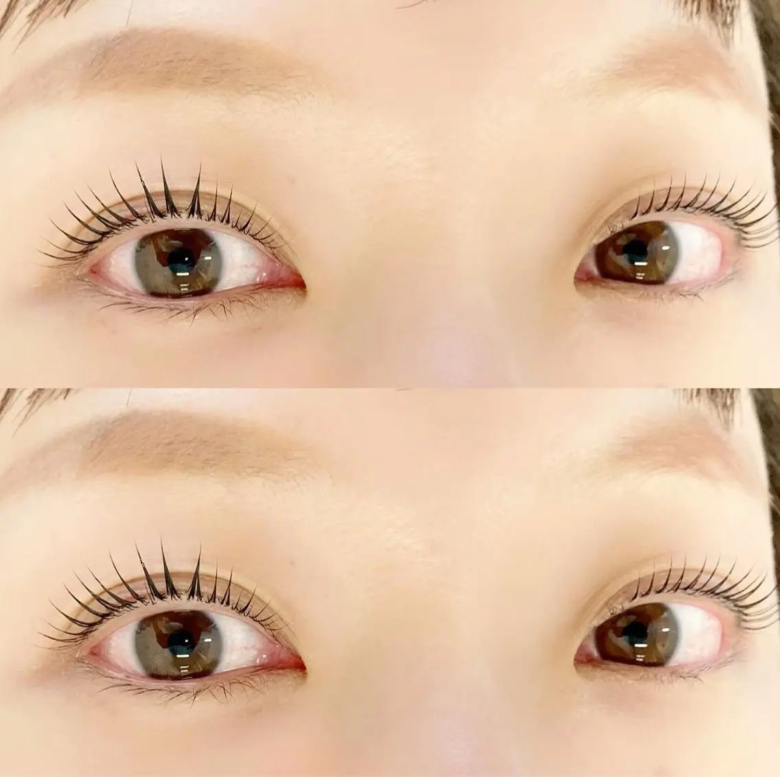 マツエク・マツパ パリジェンヌラッシュリフト 一重×まつ毛パーマ Y.eyelash 赤羽/志茂のマツエク・マツパデザイン