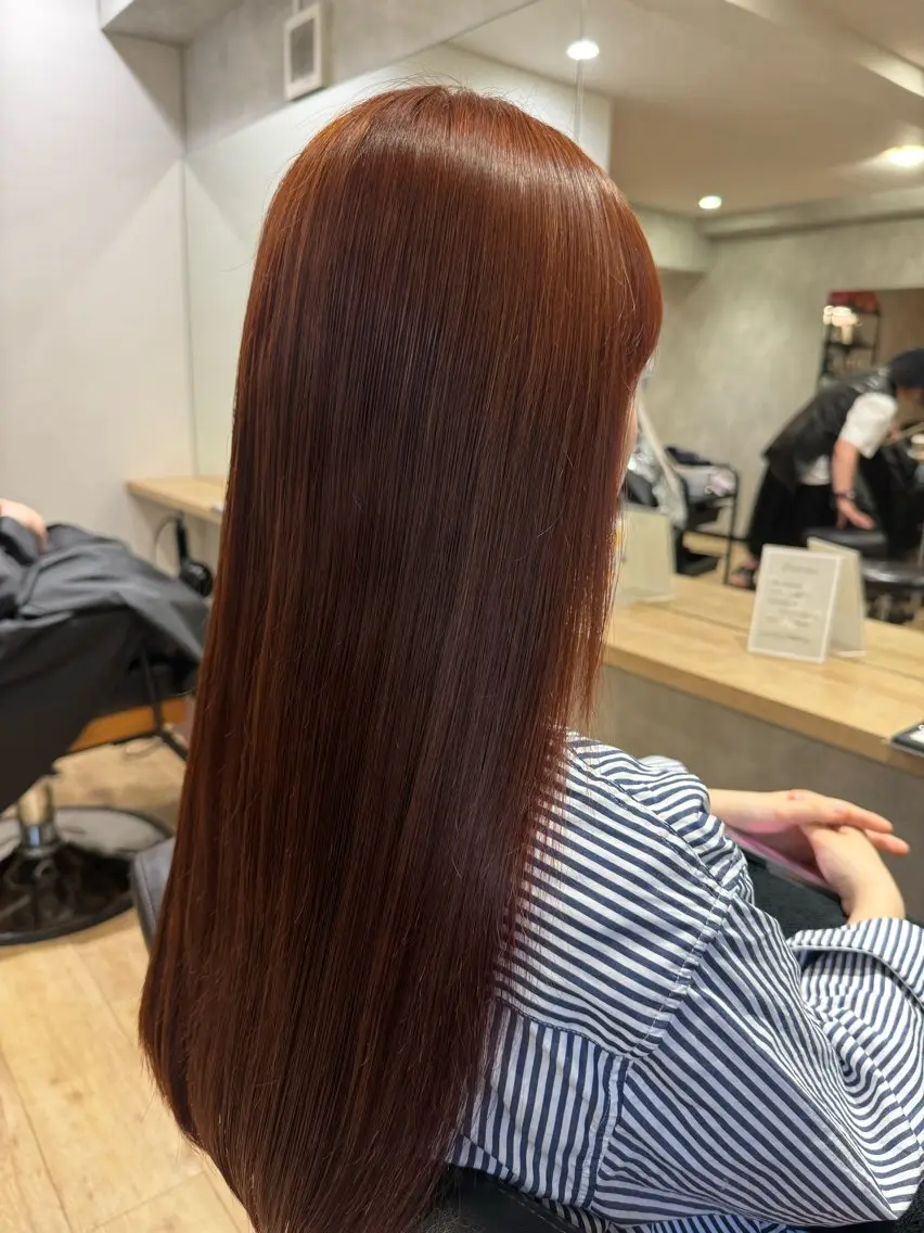 【当日予約限定!】前髪カット+カラー+トリートメント✂️✨の写真