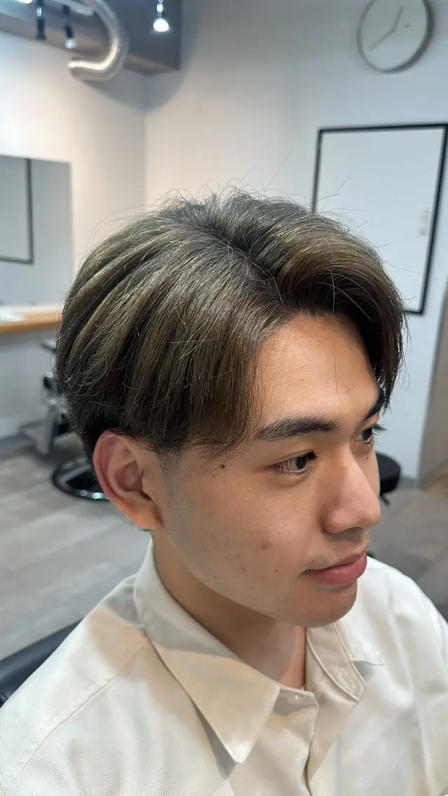 カラー メンズ 大宮/海外風パーマ 🇺🇸隼也🇪🇸のヘアスタイル