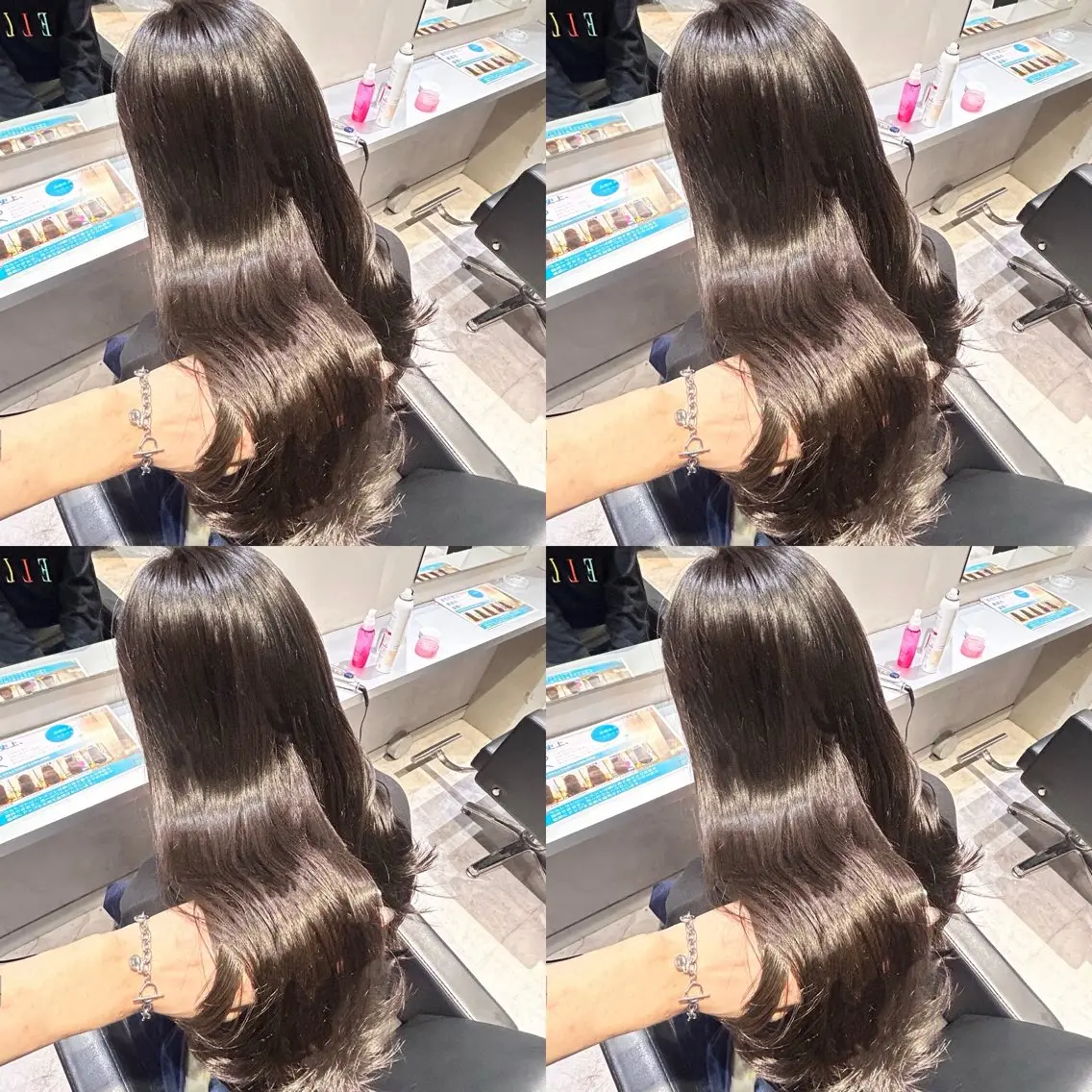 ロング カラー 艶髪×透明感カラー りなのヘアスタイル