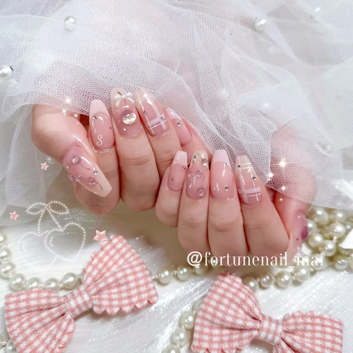 ネイル ハンドネイル 🎀Mai 🎀✩.のネイルデザイン