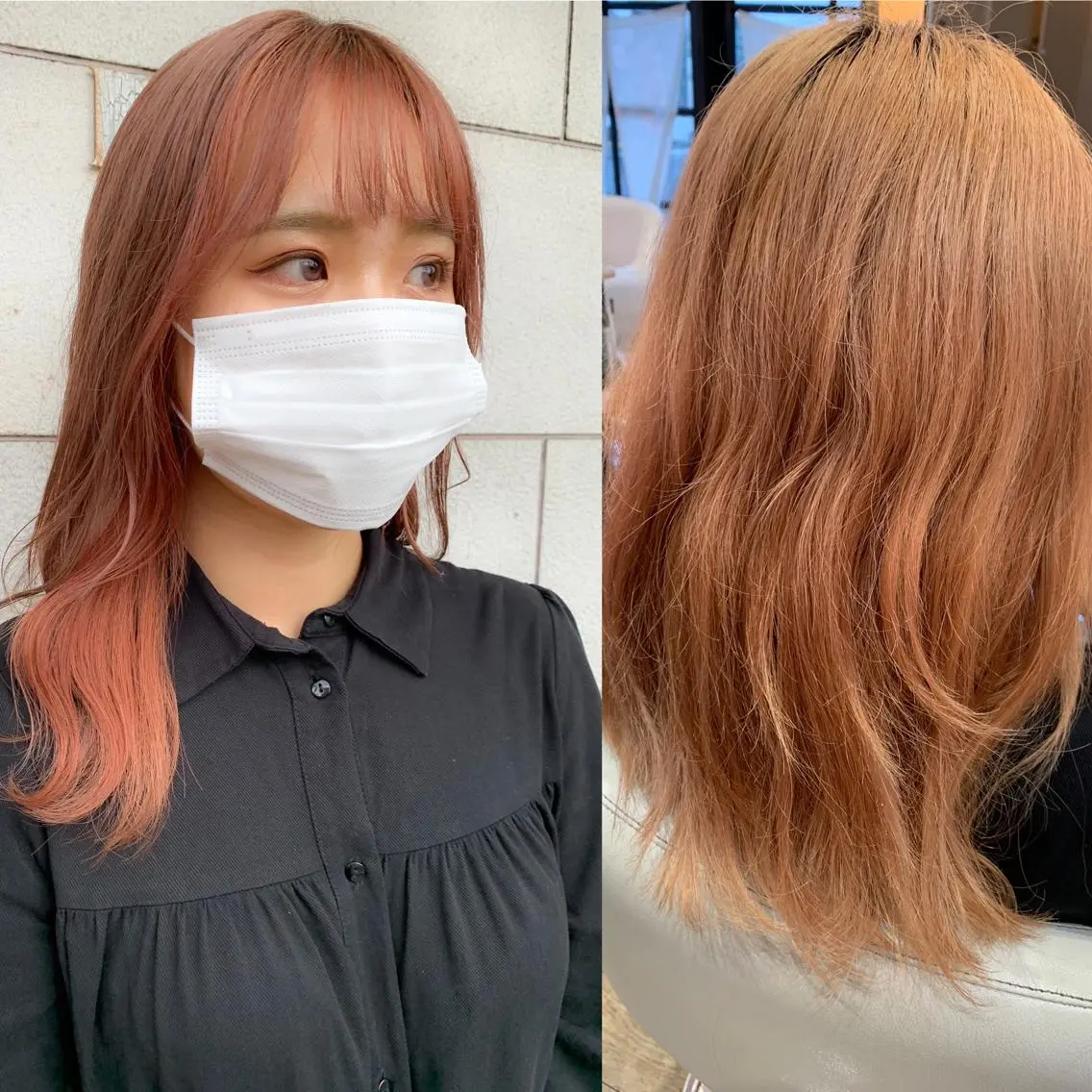 ミディアム カラー パーマ ヘアアレンジ メンズ キッズ ネイル オルチャンヘア ヘアカラー トリートメント hiro【沿線で叶う 似合わせhair】のヘアスタイル