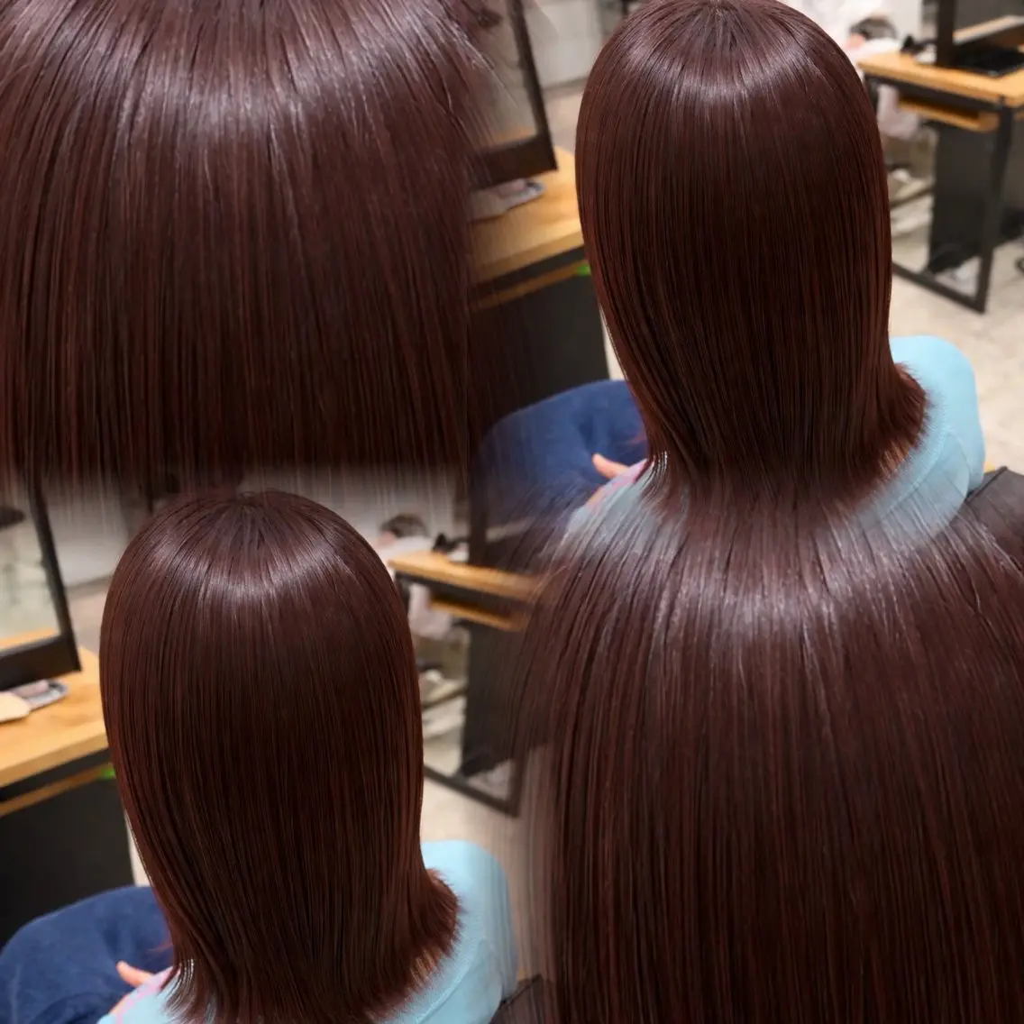 セミロング あ かのヘアスタイル