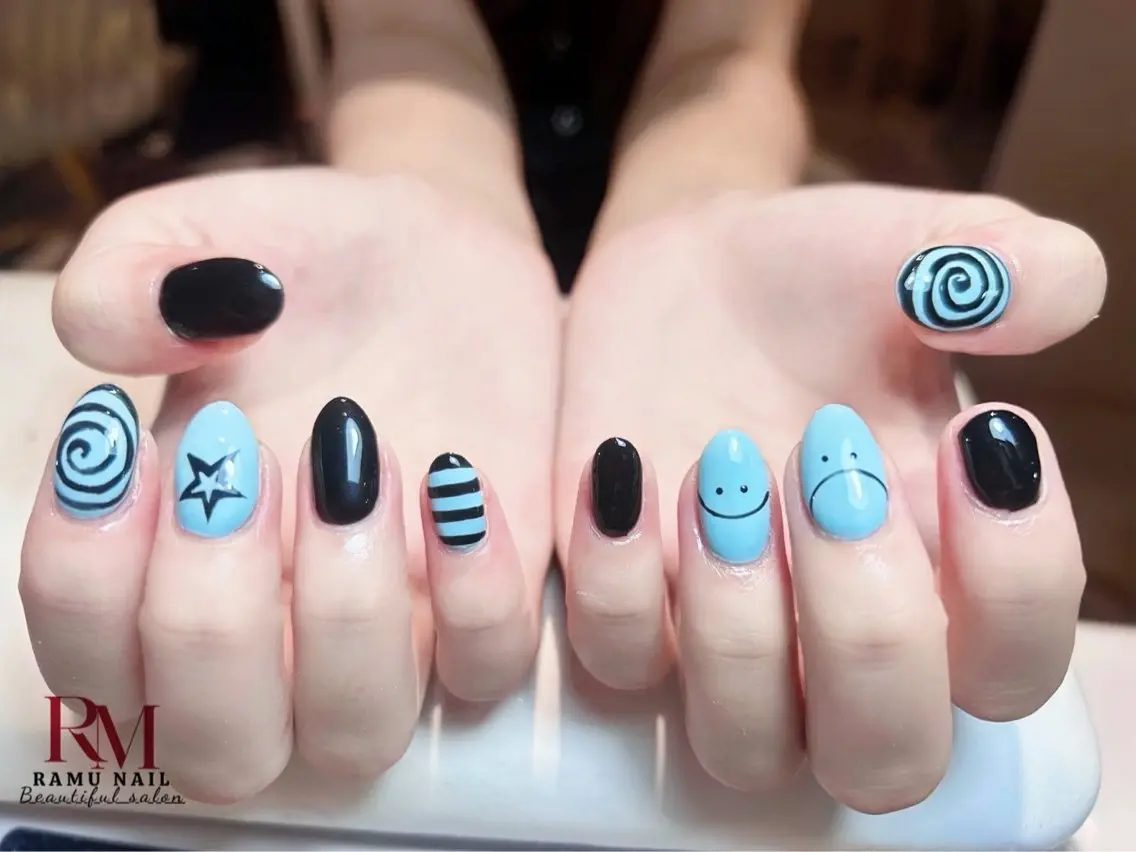 ネイル キラキラネイル マグネットネイル ミラーネイル ピンク 夏ネイル ハンドネイル RAMU Nail 恵比寿店のネイルデザイン