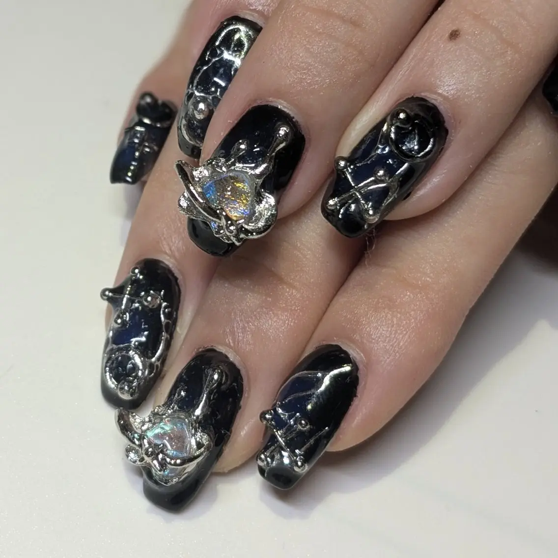 💅盛り盛りフルアート💅障がい者割引✨オフ無料の写真