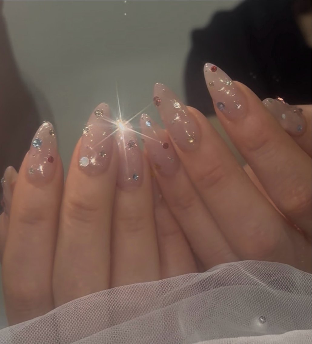 【アートコース】今流行りの✨️宝石ネイル💎の写真