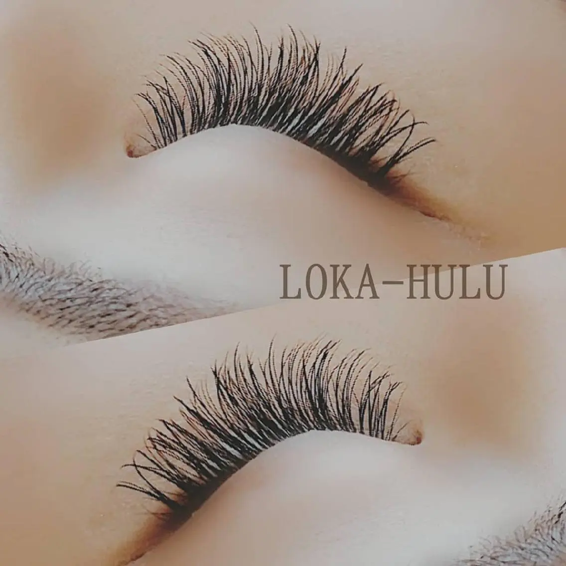 マツエク・マツパ フラットラッシュ ボリュームラッシュ LOKA-HULU  ロカフルのマツエク・マツパデザイン