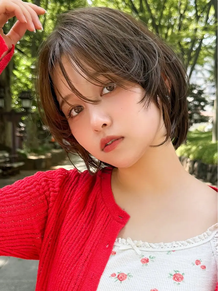 ショート カット ヘアカラー トリートメント ヘッドスパ 縮毛矯正/レイヤー taiga🐯のヘアスタイル
